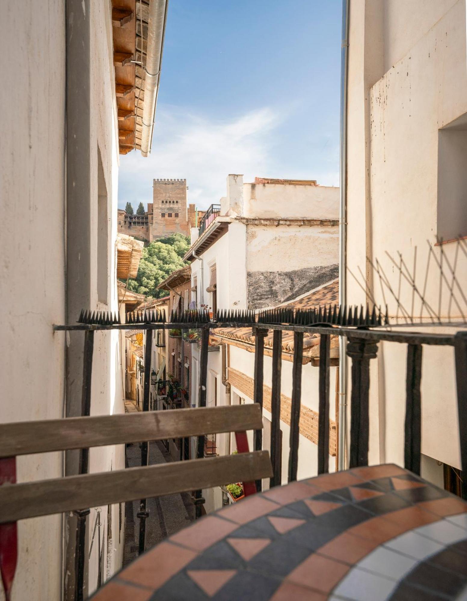 Apartamento El Rincon Nazari - Vistas A La Alhambra Y Terraza Granada Exterior foto